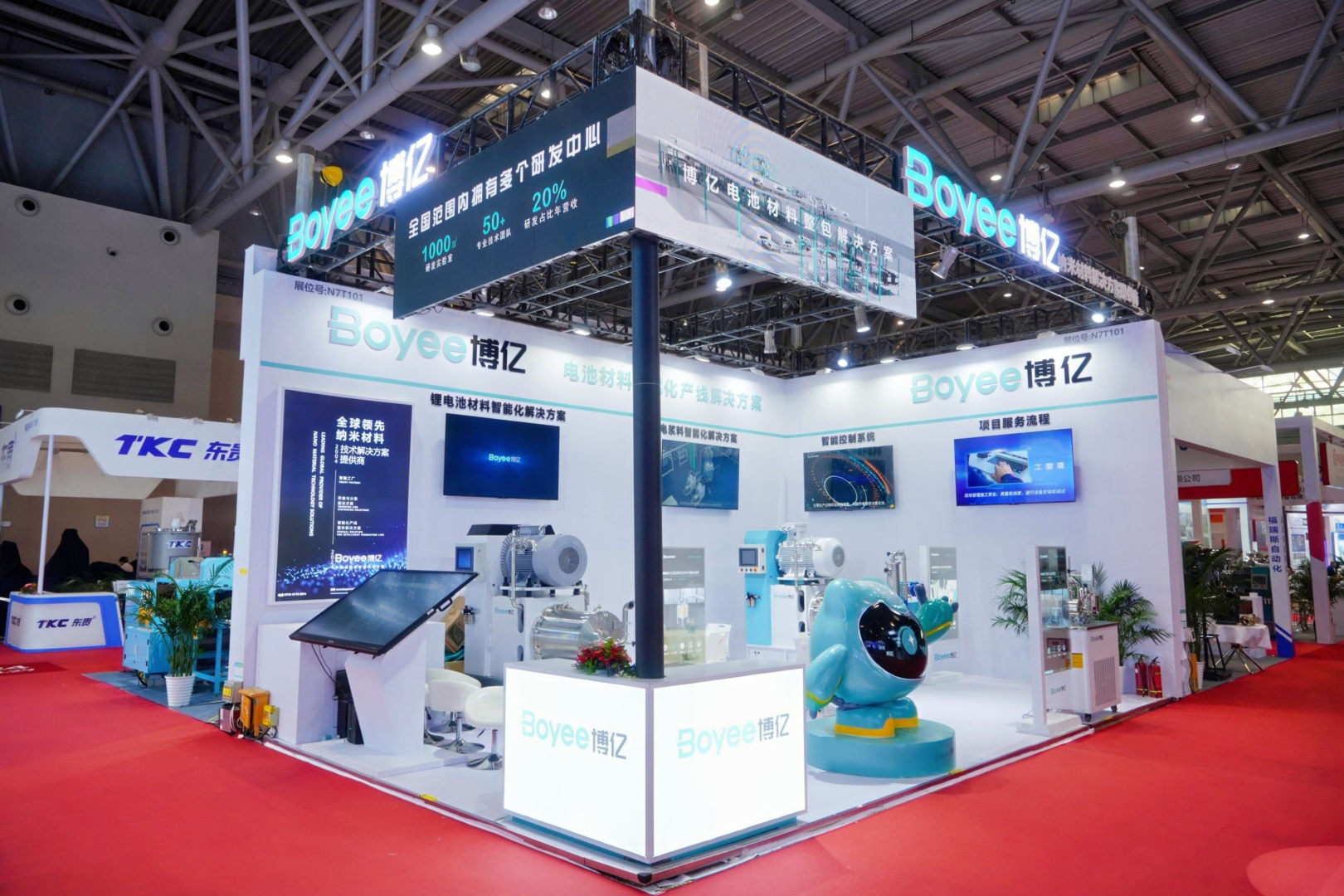 Boyee brought its cutting-edge technologies to Chongqing CIBF, our intelligent production line of lithium battery materials became the focus.